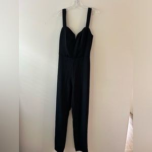 H&M black fitted jumpsuit
